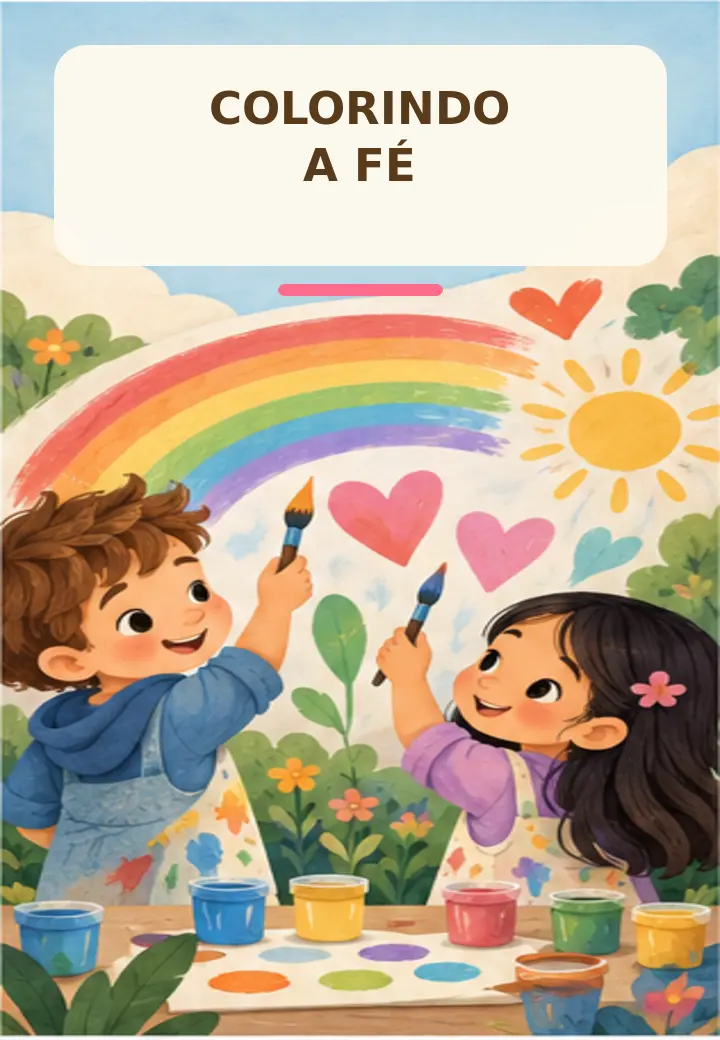 Capa exclusiva Colorindo a Fé