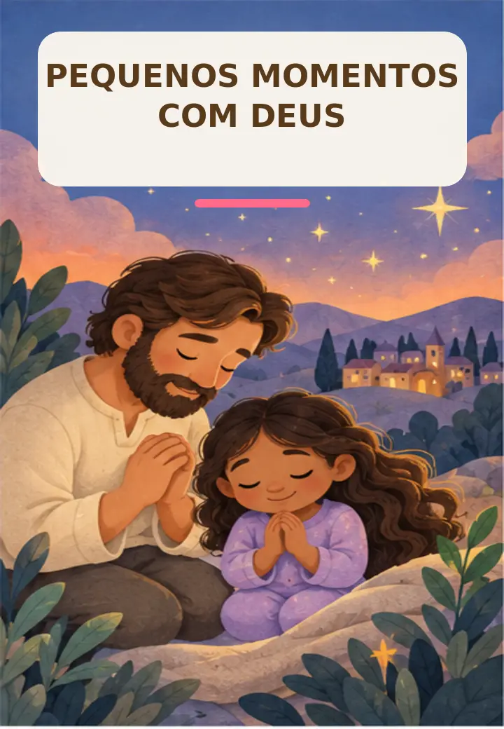 Capa exclusiva Pequenos Momentos com Deus